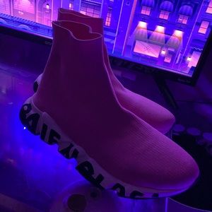 Pink balenciagas size 8